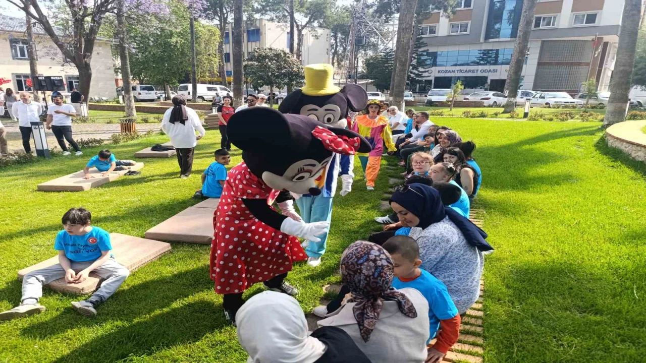 Kozanda özel çocuklar neşeli anlar yaşadı