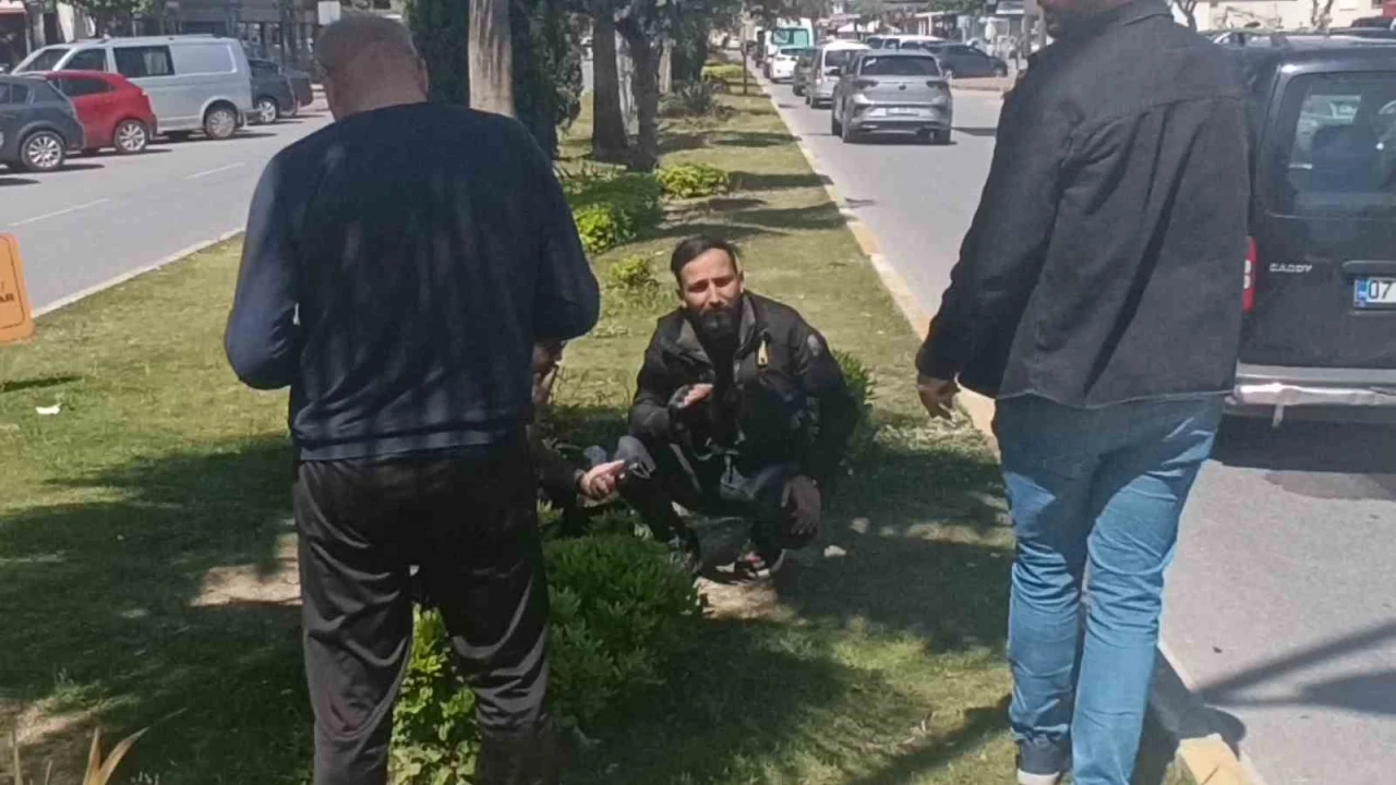 Manavgatta motosiklet kazası: 1 yaralı