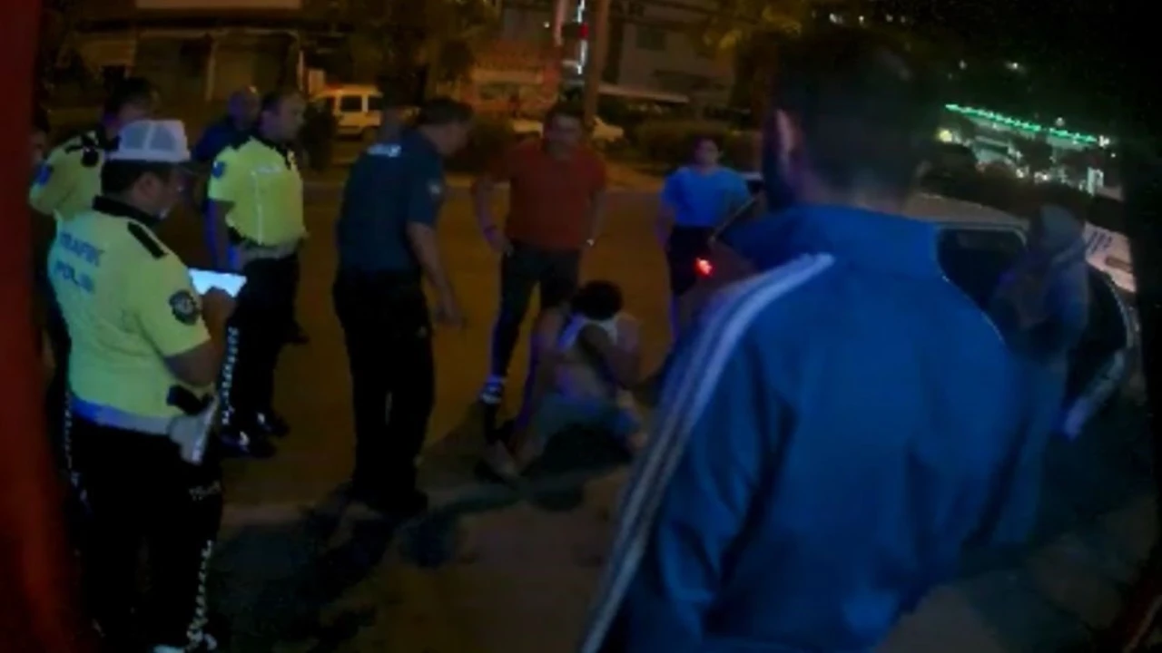 Mersinde alkollü sürücü ortalığı karıştırdı: O anlar kamerada