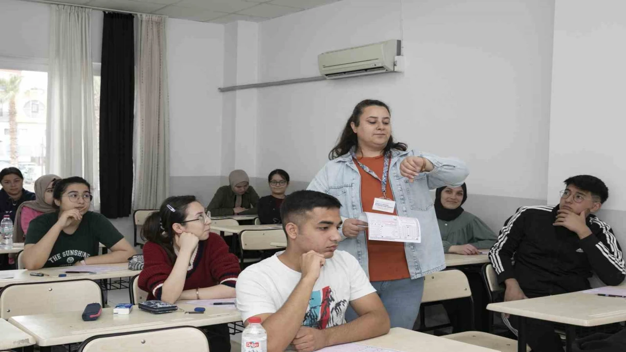 Mersinde YKS provası