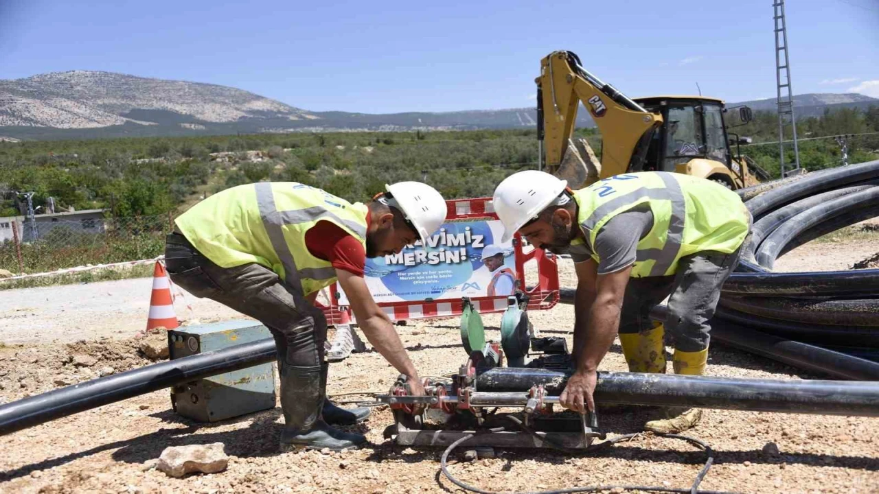 MESKİ, Mutta içme suyu hattı yenileme çalışmalarını sürdürüyor