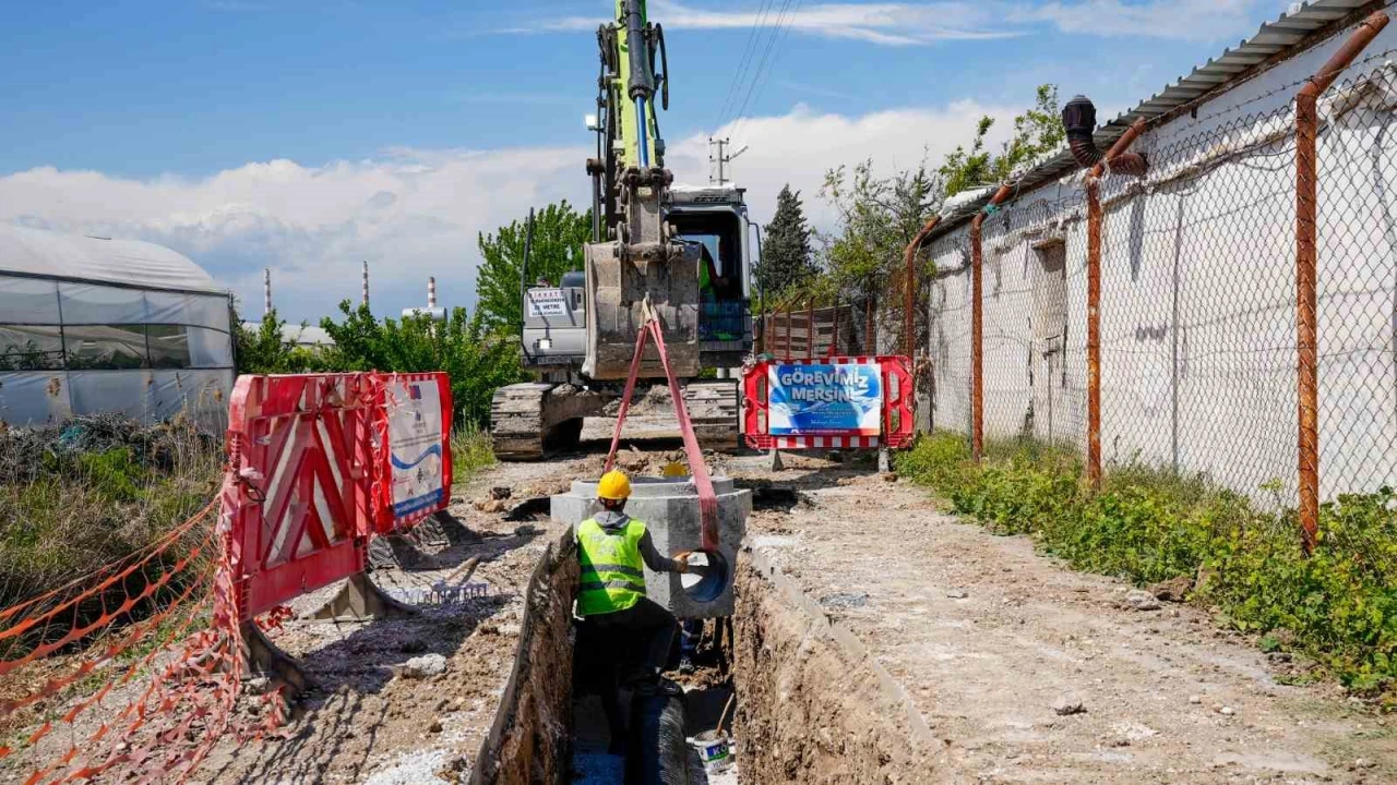 MESKİ, Toroslar, Kazanlı ve Homurluda kanalizasyon hattı yapımına başladı
