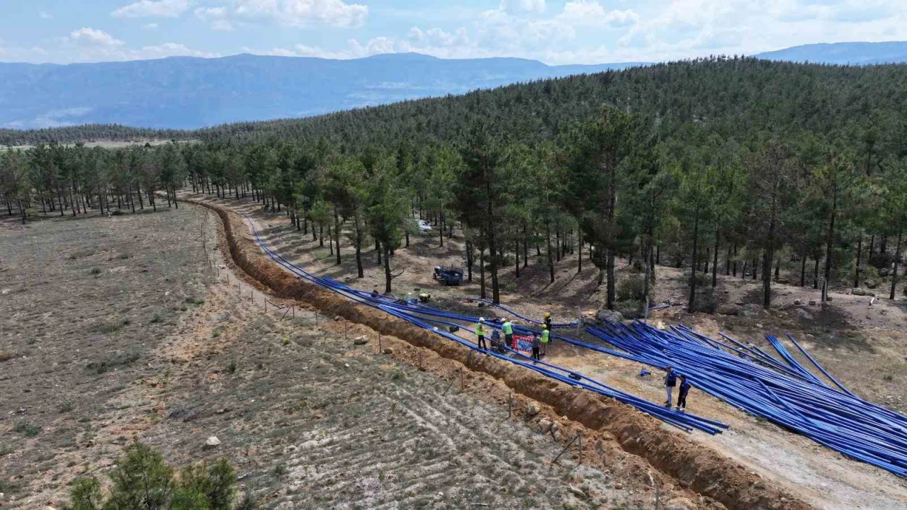 MESKİden su sıkıntısı çeken köye kalıcı çözüm