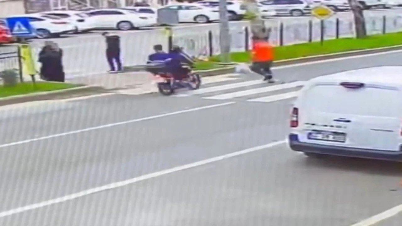 Ölümlü motosiklet kazasının görüntüleri ortaya çıktı