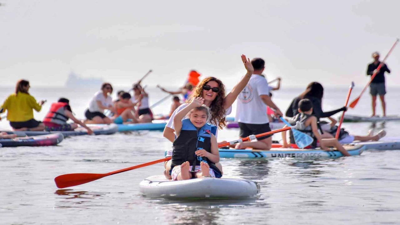 Özel çocukların deniz keyfi
