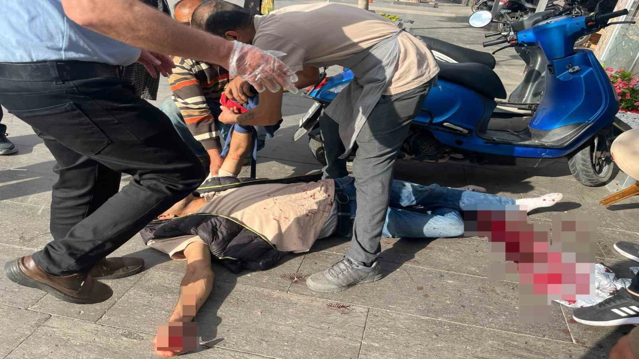 Serikte bıçaklı kavgada 1 kişi yaralandı