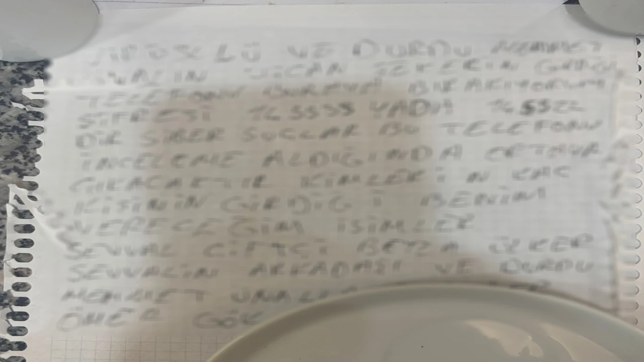 Sevgilisini öldürüp intihar eden şahsın mektubu ortaya çıktı