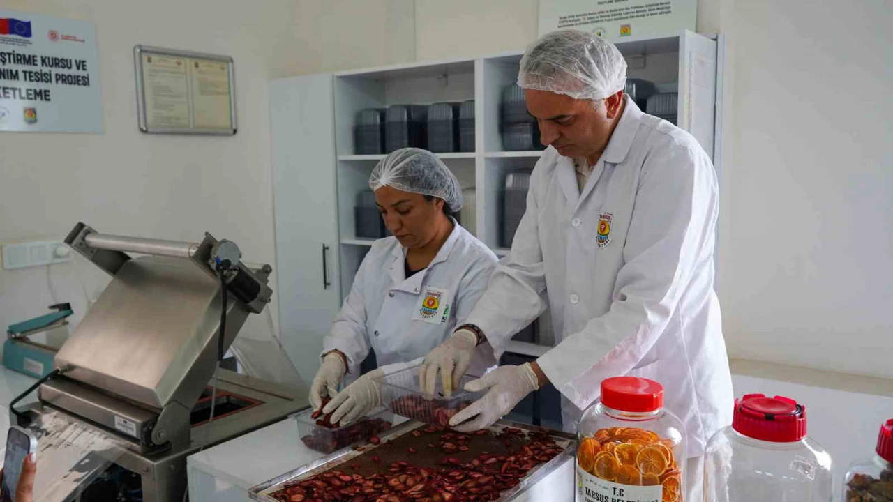 Tarsusta meyve ve sebze paketleme tesisi hizmete girdi