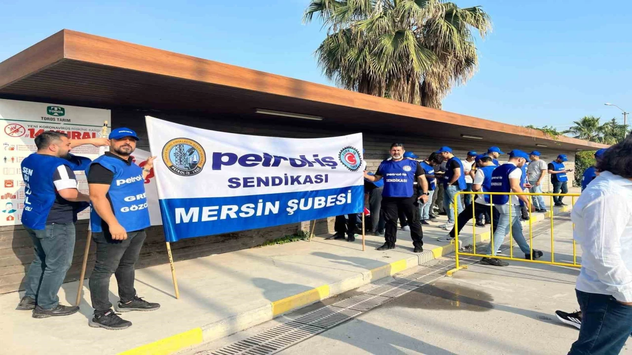 Tekfen Holdinge bağlı Toros Tarımda işçiler greve başladı