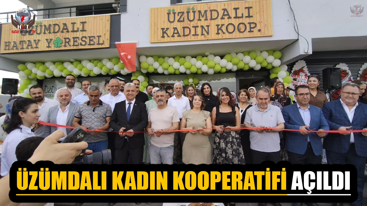 ÜZÜMDALI KADIN KOOPERATİFİ AÇILDI