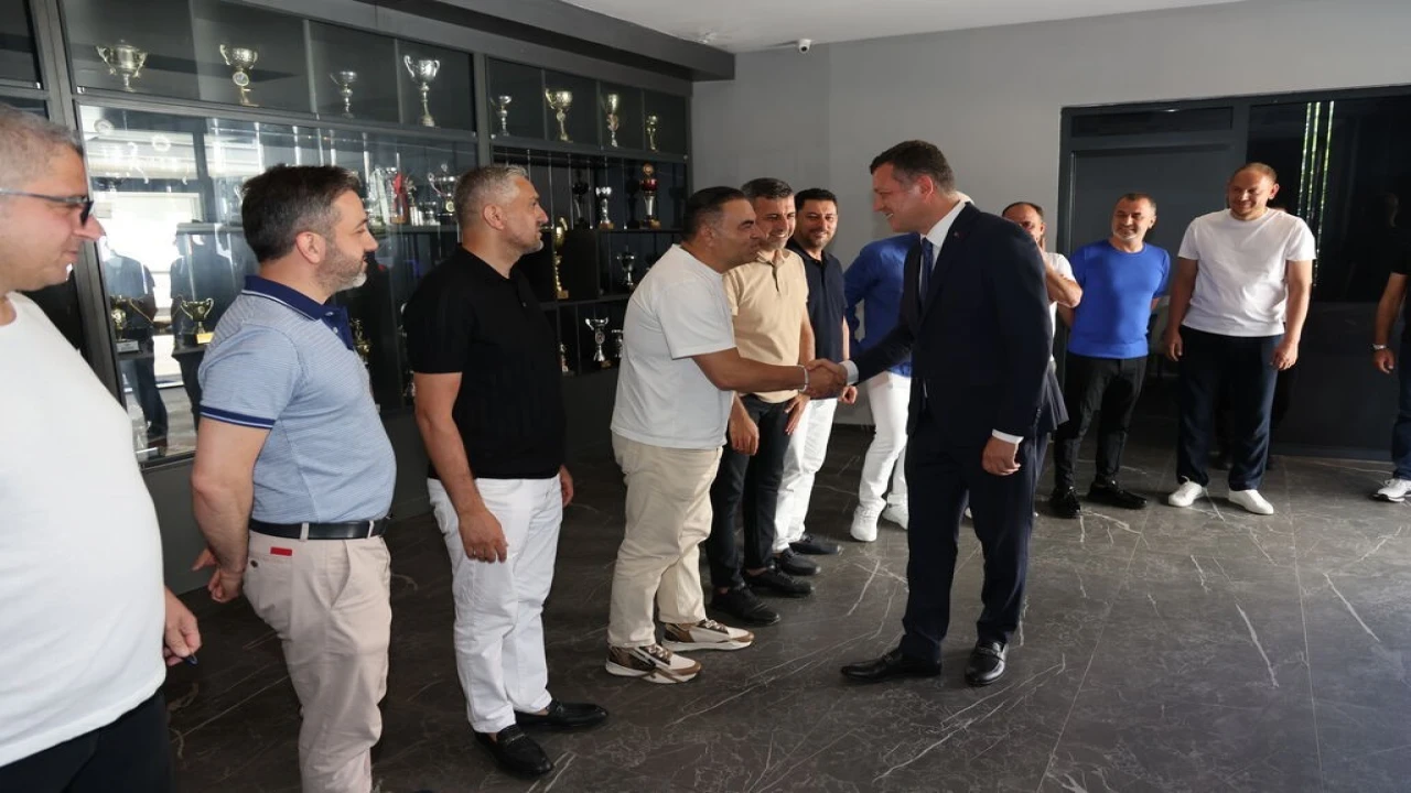 Alanya Kaymakamından Alanyaspora veda ziyareti