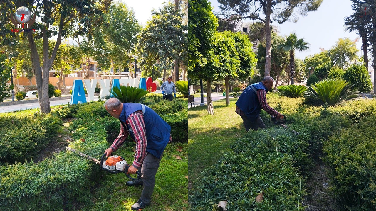 Antakya Belediyesi’nden parklar ve yeşil alanlarda titiz çalışma