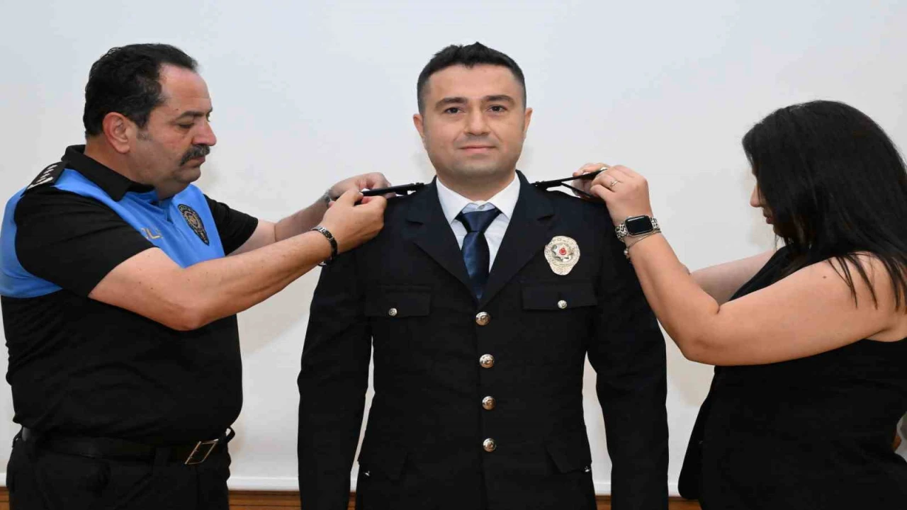 Antalya Emniyet Müdürlüğünde rütbe terfi töreni düzenlendi