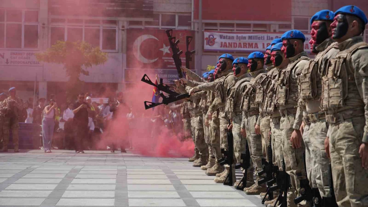 Burdurda Jandarmanın 186. kuruluş yıl dönümü kutlandı