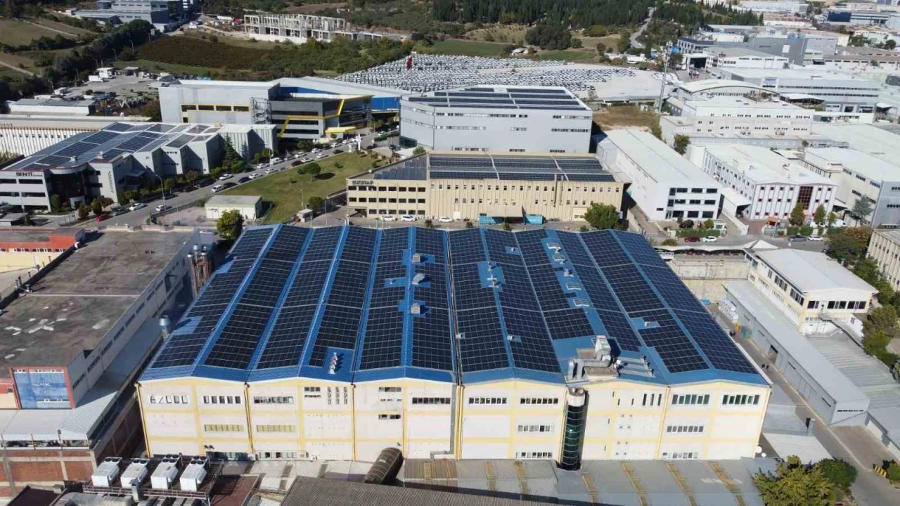 Bursada bir firma GES ile 649 bin 839 kg karbondioksit salınımını önleyecek