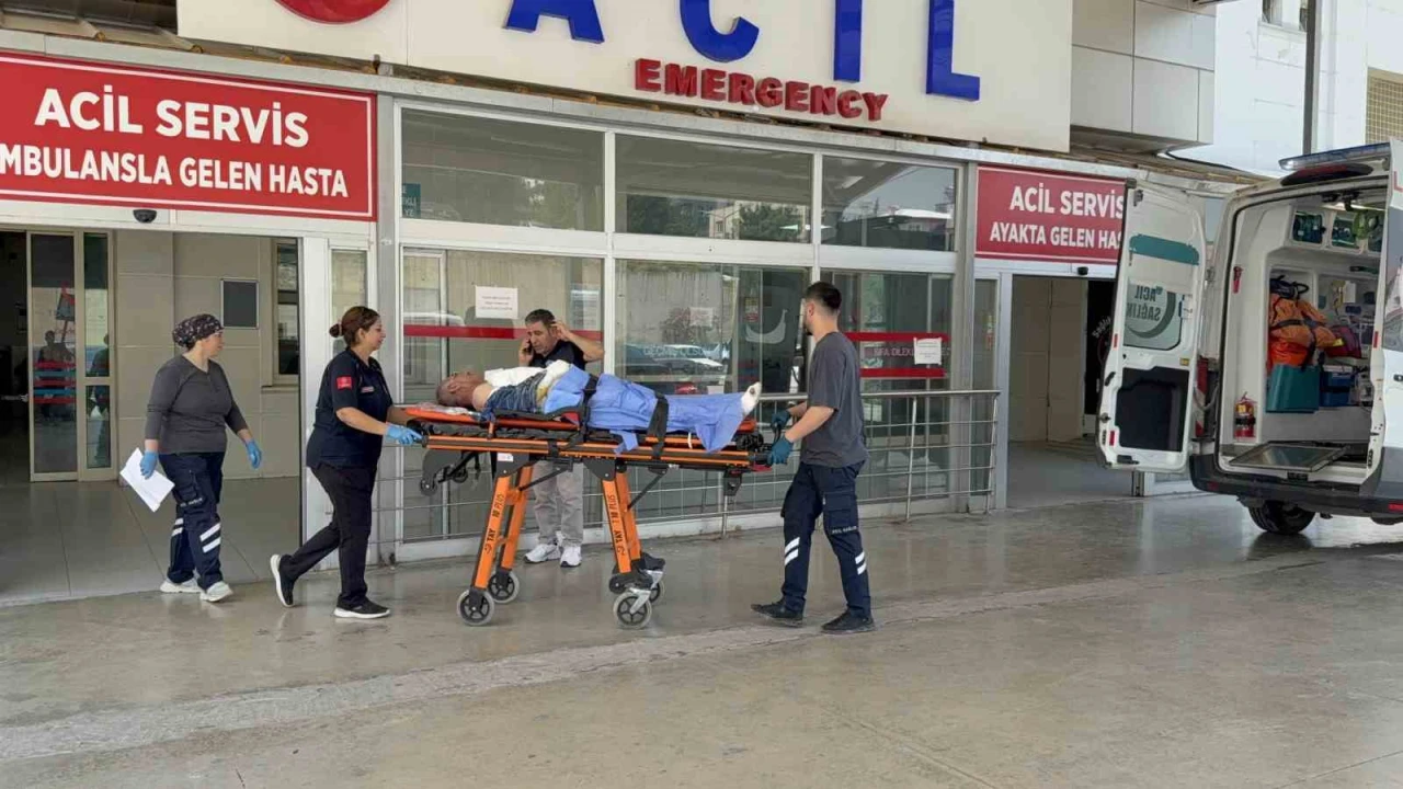 Elektrik akımına kapılan işçi yaralandı