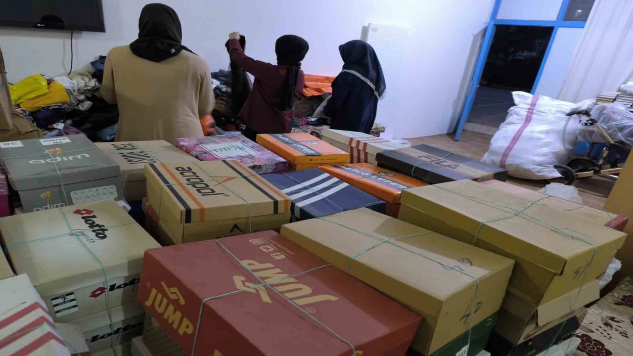 Gazipaşadan 31inci yardım tırı dualarla yola çıktı