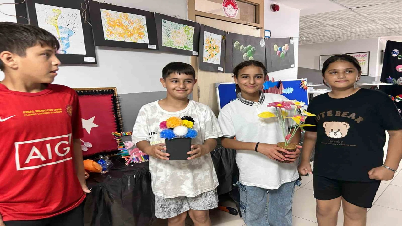 İskenderunda özel eğitim öğrencilerinin geri dönüşüm sergisi açıldı