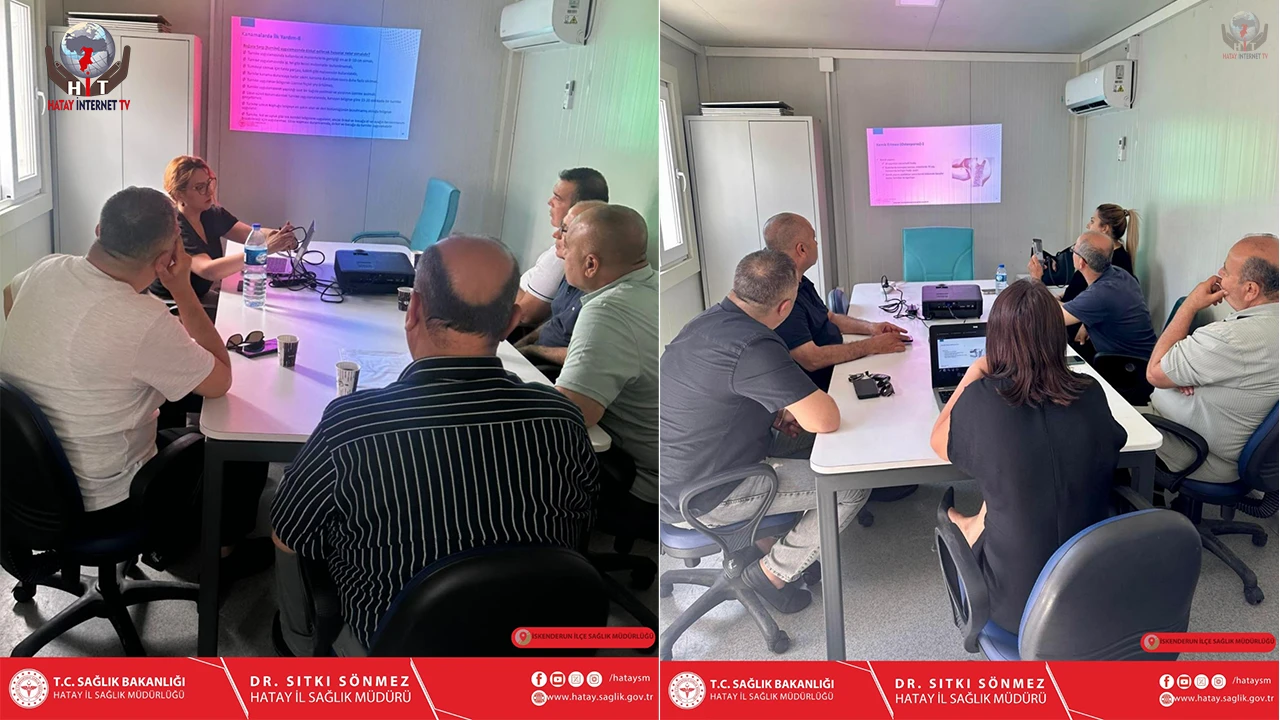 İSKENDERUN’DA SAĞLIK ELÇİLERİ AKADEMİ EĞİTİMİ GERÇEKLEŞTİ
