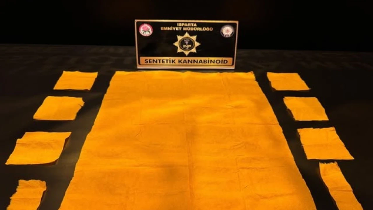 Ispartada 6 bin 672 kullanımlık sentetik madde ele geçirildi