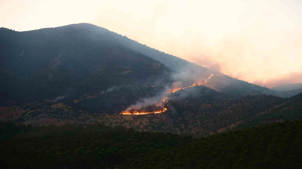 Kahramanmaraştaki orman yangını: 26 saattir müdahale ediliyor