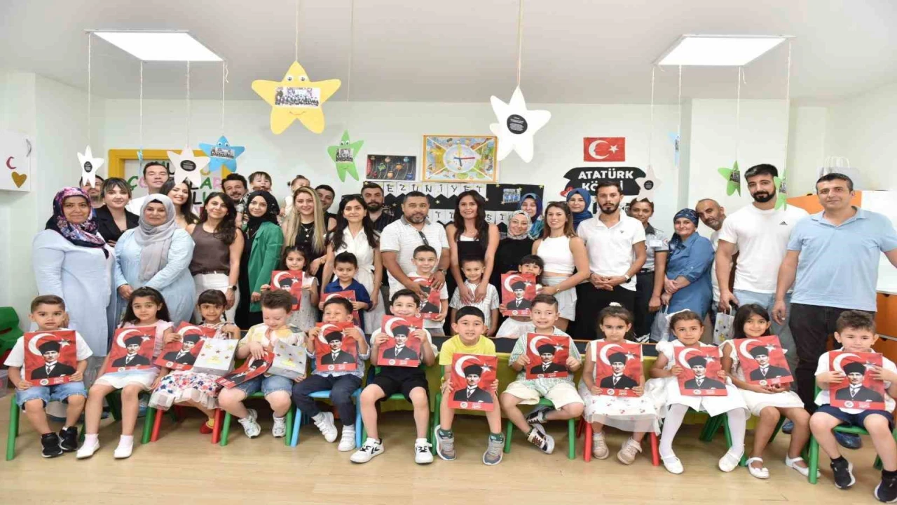 Kepezin kreşlerinde karne sevinci