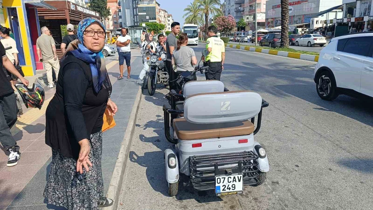 Manavgatta motosiklet kazası: 1 yaralı