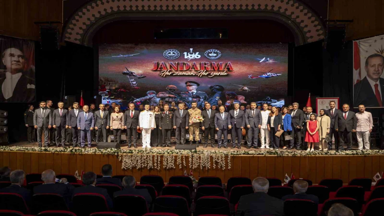 Mersinde Jandarma Teşkilatının 186. yılı törenle kutlandı