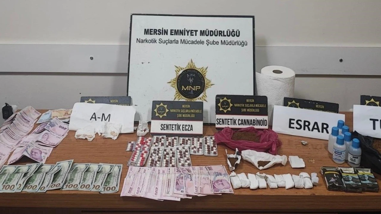 Mersinde uyuşturucu ile mücadele: 35 şüpheli tutuklandı