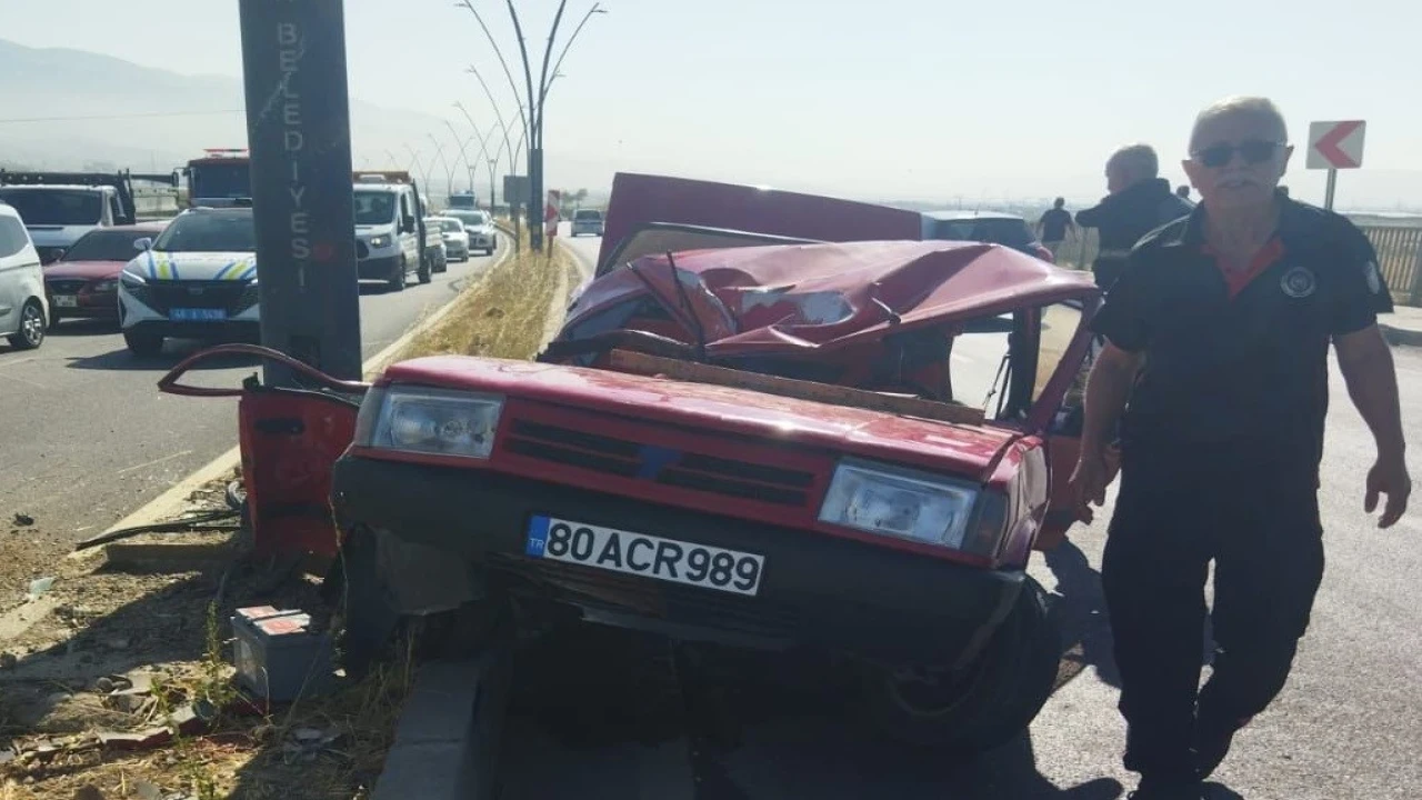 Takla atan otomobilin genç sürücüsü hayatını kaybetti