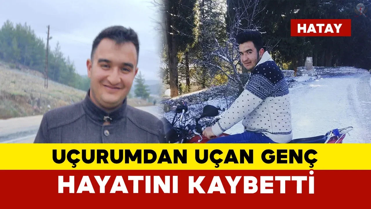 Virajı alamayarak uçurumdan uçan genç motosikletçi öldü