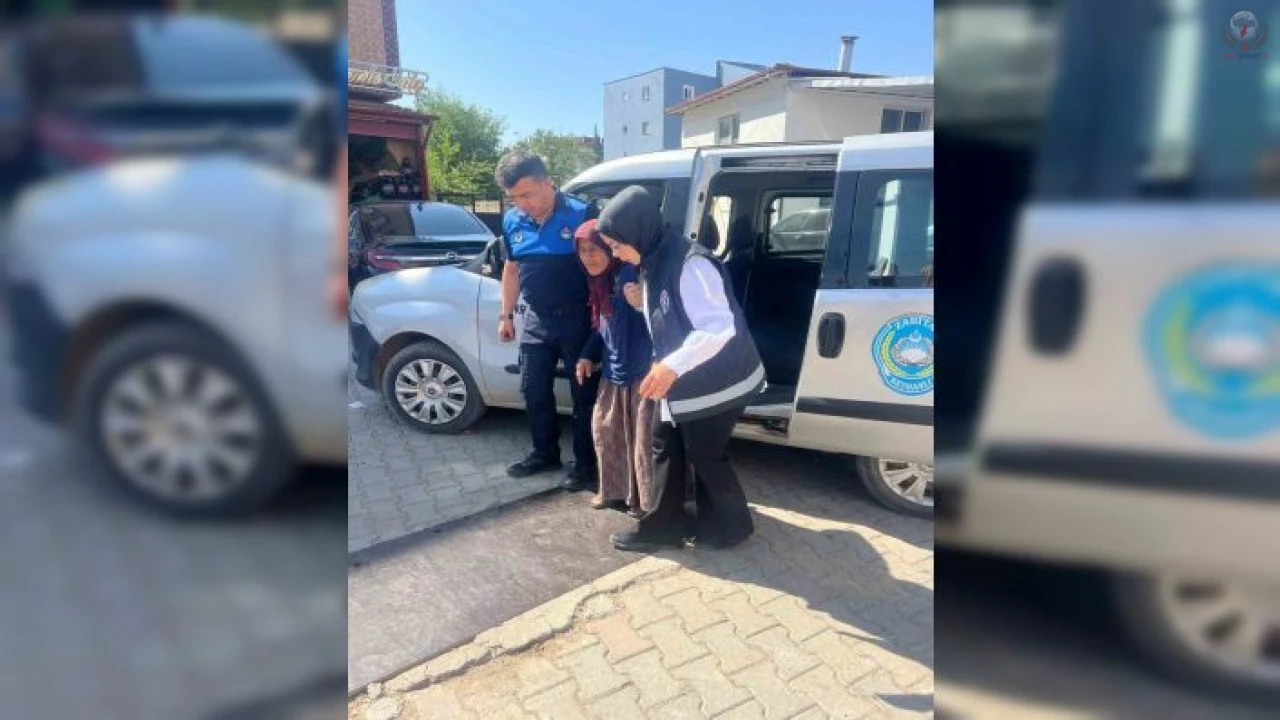 Yürümekte güçlük çeken kadına Başkan Yumuşaktan takdir toplayan merhamet