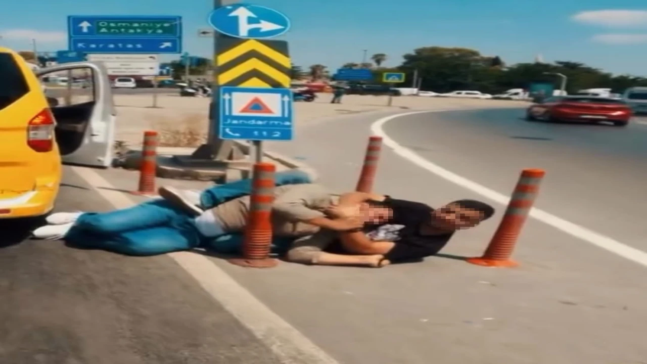 Adanada ilginç kavga kamerada