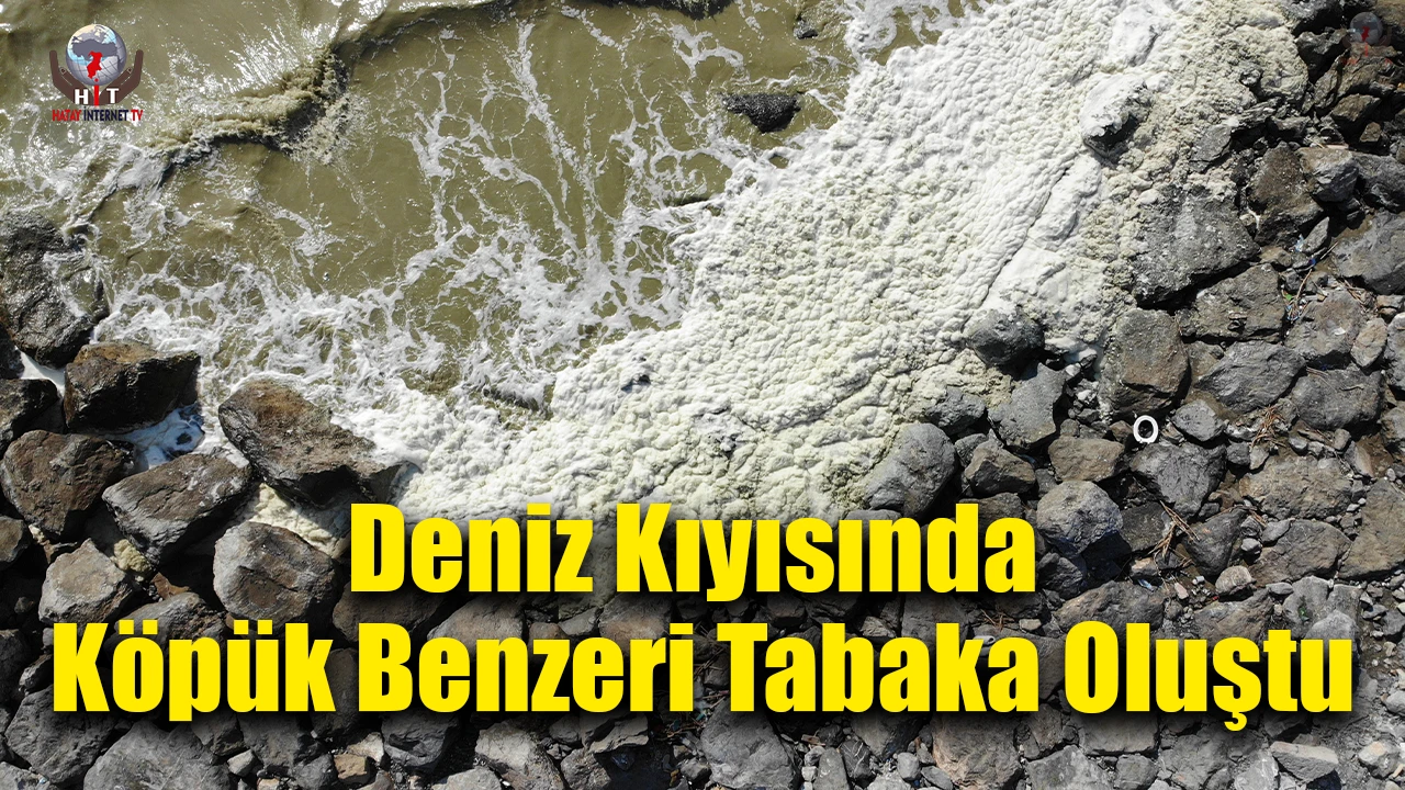 Akdenizde suyun yüzeyinde oluşan beyaz tabaka tedirgin etti