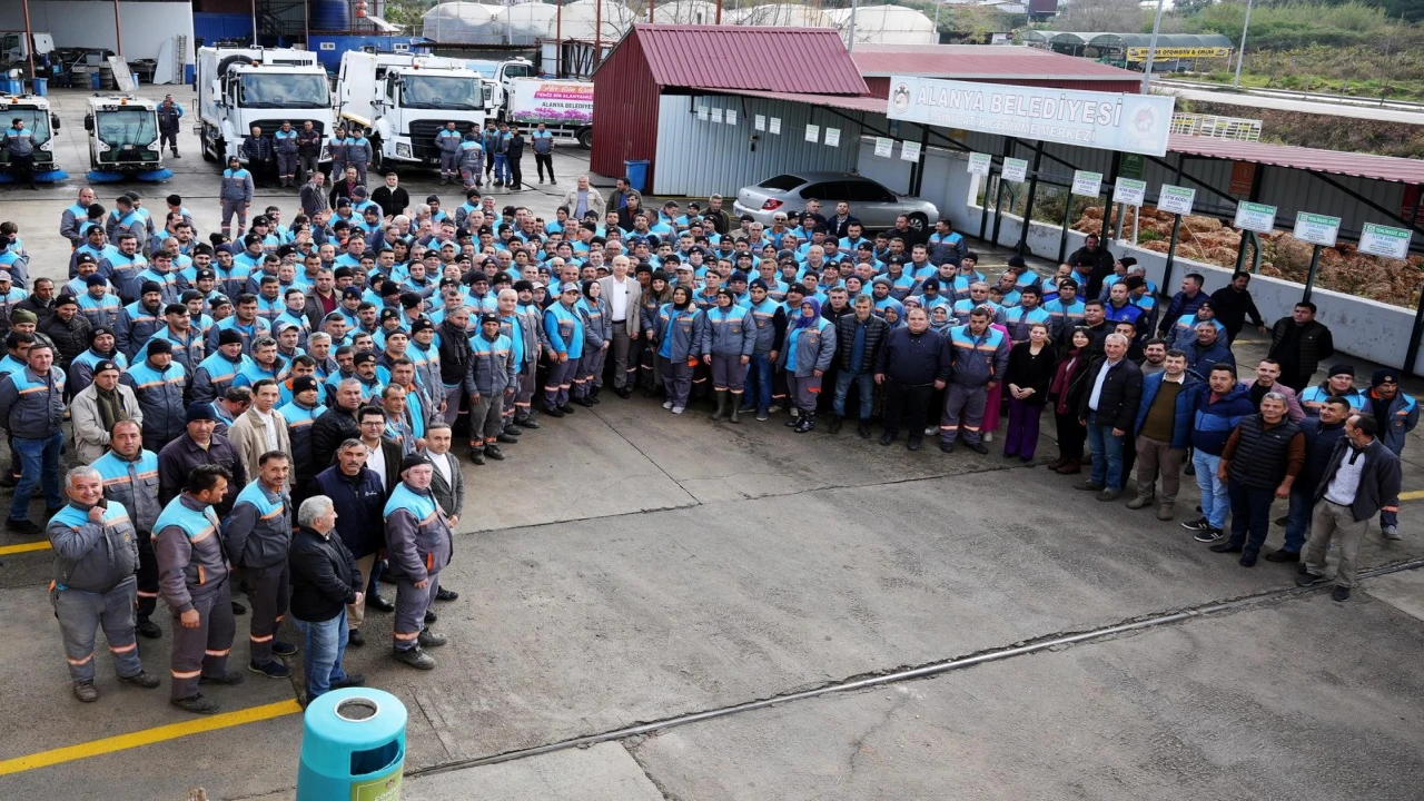 Alanya Belediyesi şirket personeli greve ‘hayır dedi