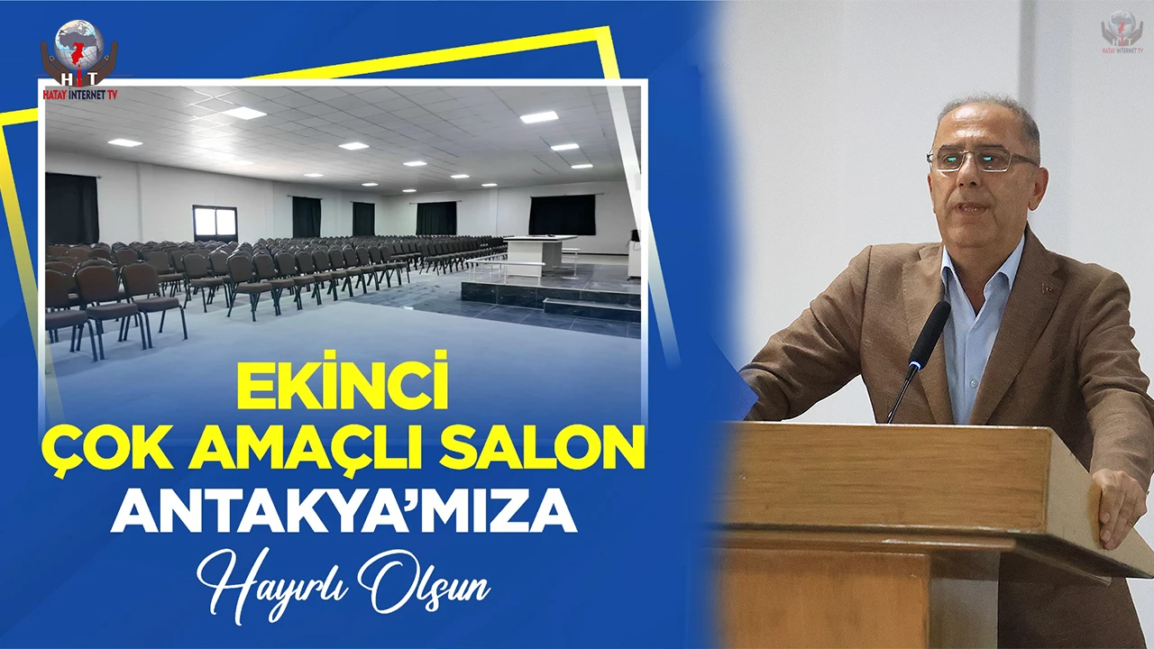 Antakya Belediyesinden Ekinci Mahallesine çok amaçlı spor salonu