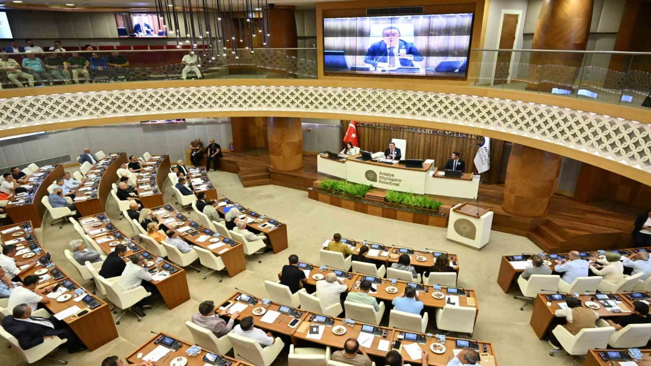 Antalya Büyükşehir Meclisi 11 Temmuzda toplanıyor