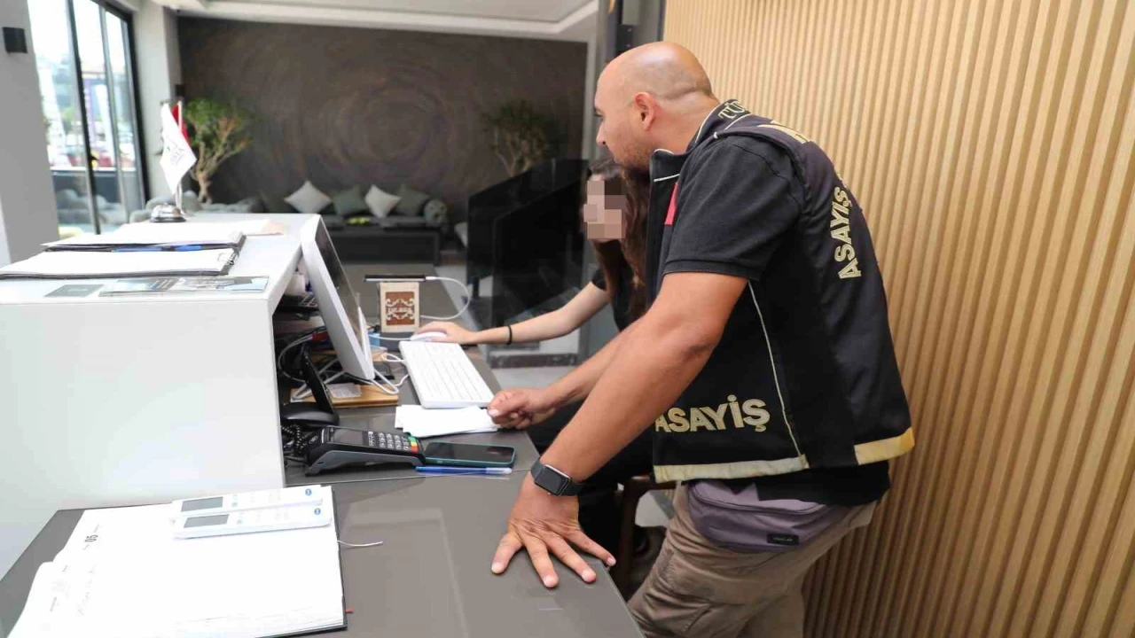 Antalyada günübirlik konaklama yerlerine eş zamanlı denetim