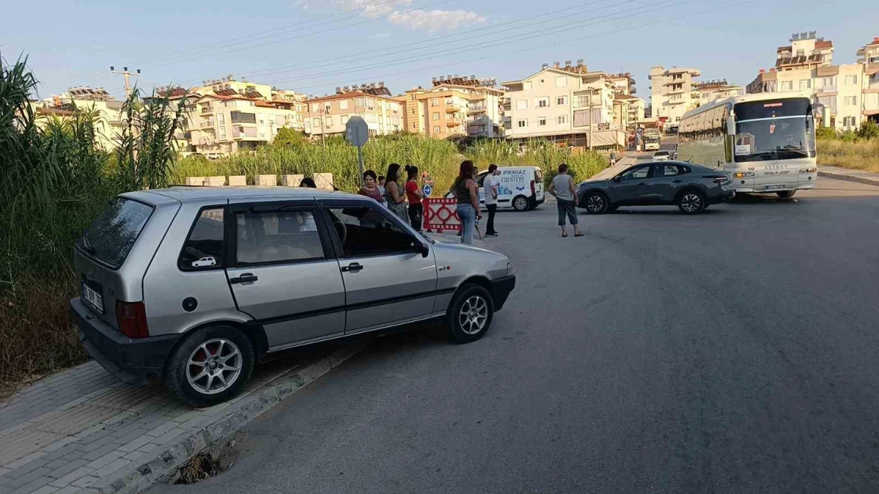 Bir anlık dikkatsizlik kazaya neden oldu