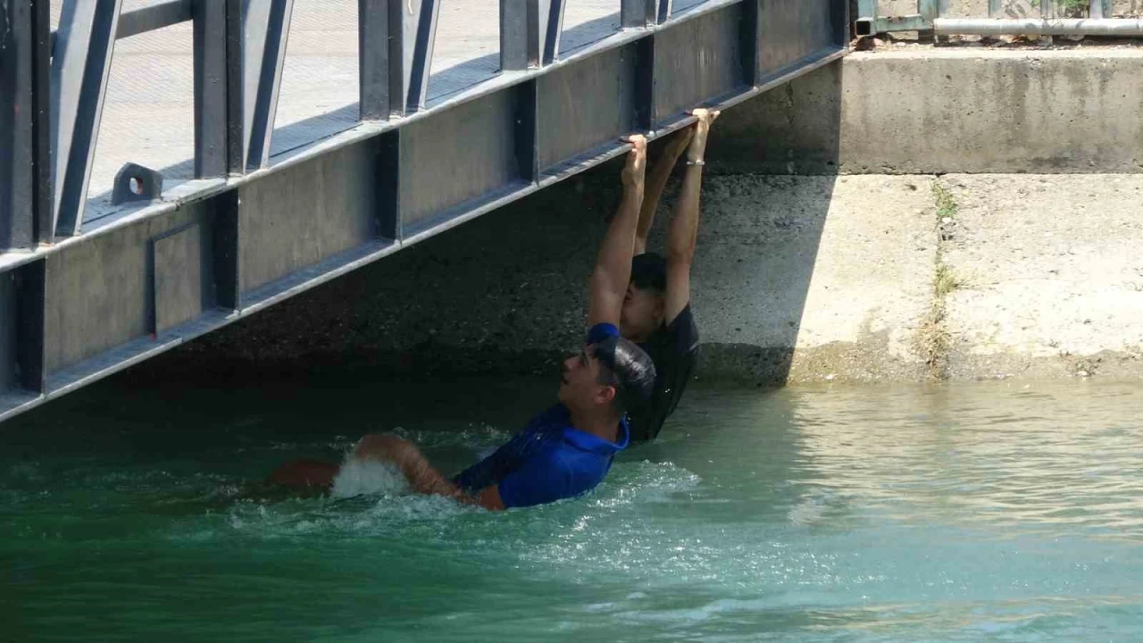 Boğulmak üzere olan çocuğu inşaat işçisi kurtardı