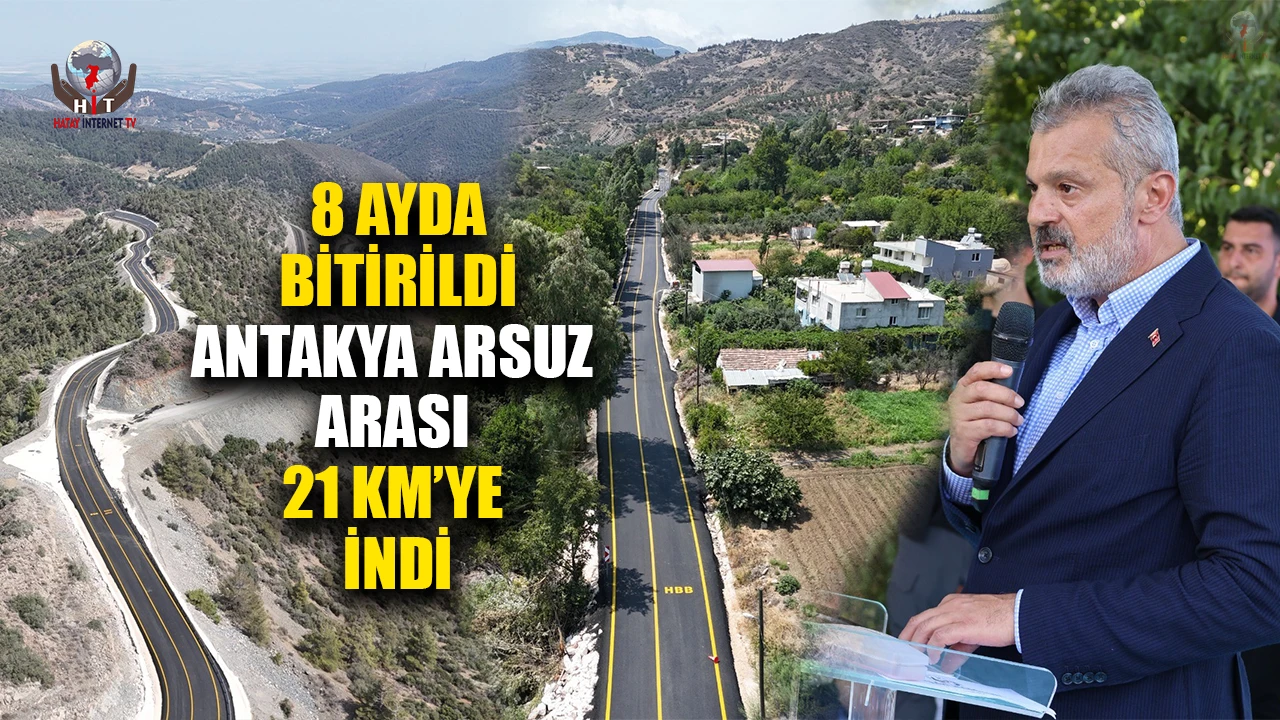 CHPli başkanın 2 dönem vaat edip, hayata geçiremediği yolu AK Partili başkan 8 ayda yaptı