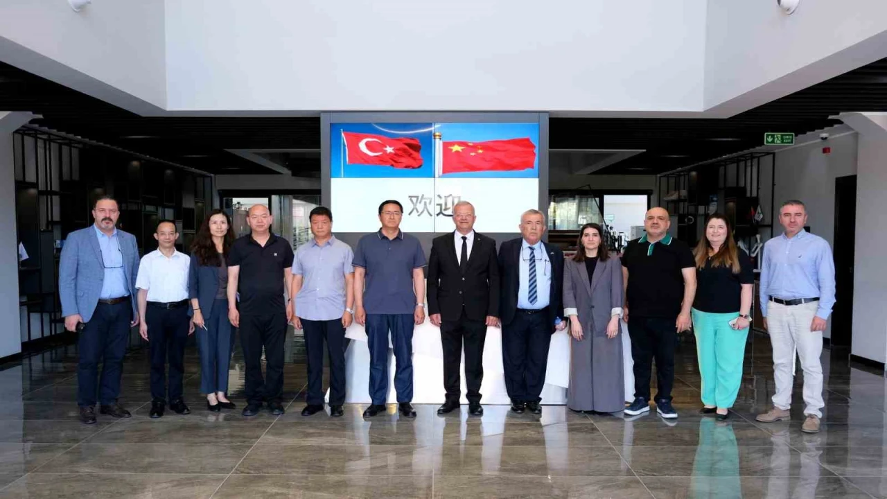 Çinli heyetten Mersin OSBye övgü