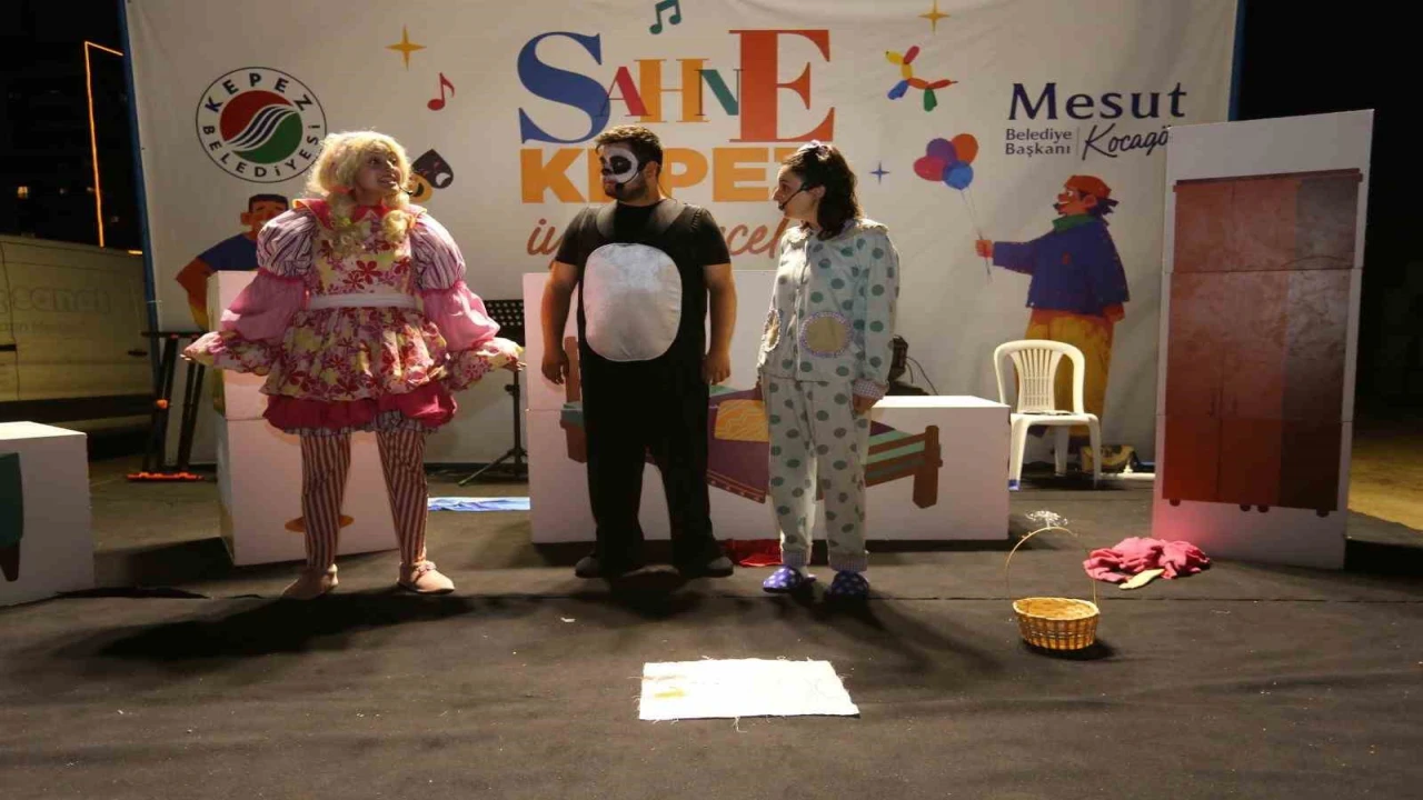 Çocuklar, Çankayada sahne Kepez ile coştu