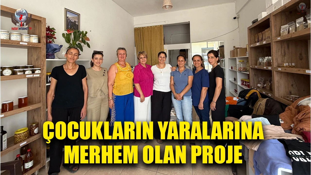 ÇOCUKLARIN YARALARINA MERHEM OLAN PROJE