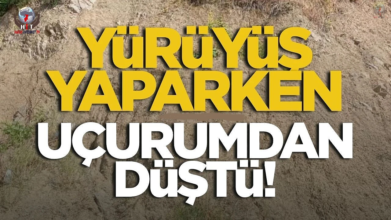 Dörtyolda uçurumdan düşen şahıs yaralandı