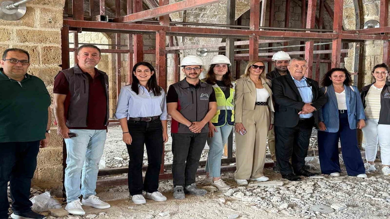 Gazimağusa Heyeti, Mersinin Kent Mirası Projelerini yerinde inceledi