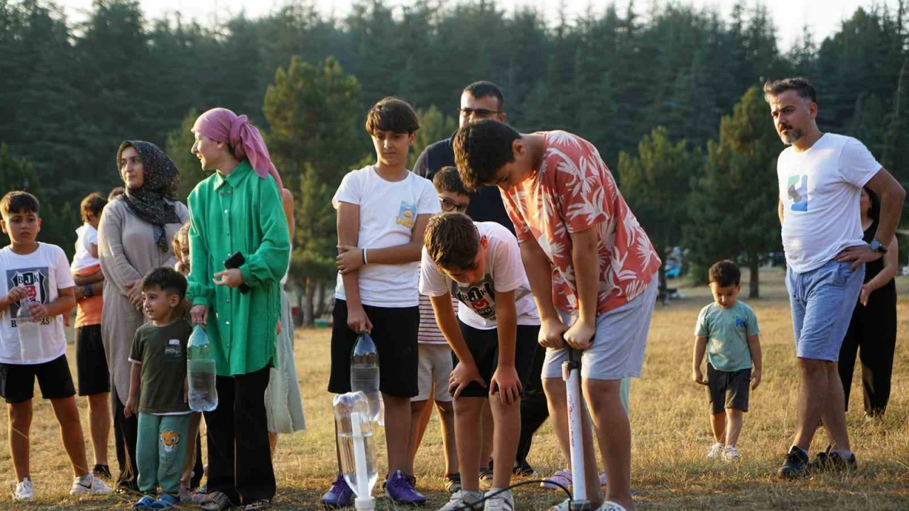 Gençler Başkonuşta gökyüzünü keşfe çıktı