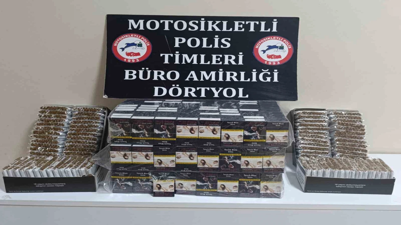 Hatayda gümrük kaçağı sigara operasyonu