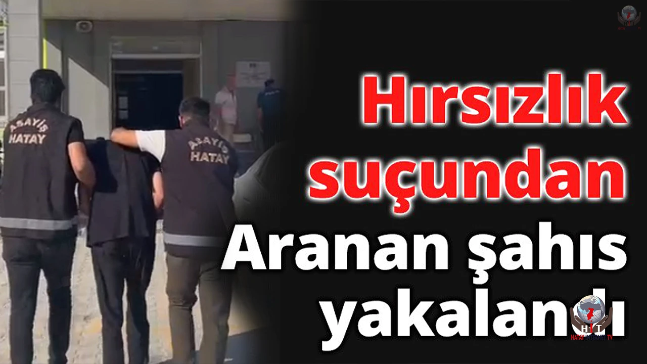 Hatayda hırsızlıktan 14 yıl kesinleşmiş hapis cezasıyla aranan şahıs yakalandı