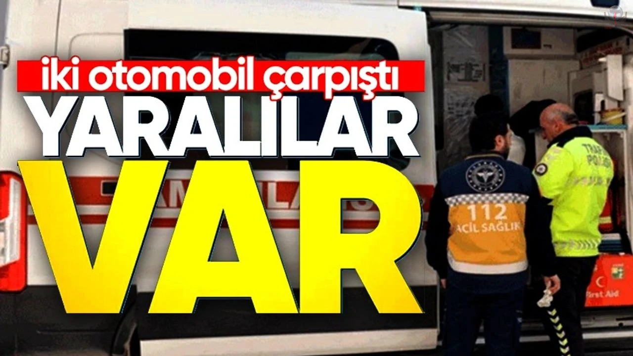 Hatayda iki otomobil çarpıştı: 2 yaralı